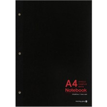 Morning Glory 5500 A4 Çizgili Defter Siyah 11740-89200