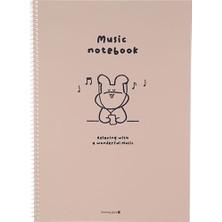Morning Glory 2000 Müzik Defteri 25,2X17,8 cm Krem 10235-88626