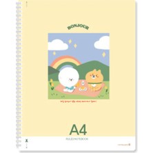 Morning Glory 5000 Çizgili Defter 29,7X22,5 cm Sarı 11210-83310