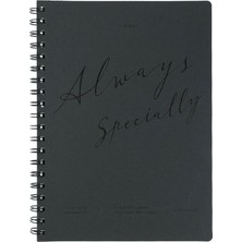 Morning Glory 5000 Çizgili Defter Siyah 11131-84464