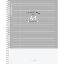 Morning Glory 5000 Çizgili Not Defteri A4 Gri 11111-88889