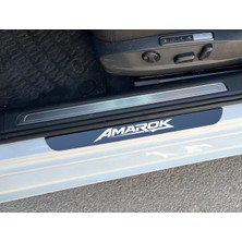 CarEste Amarok Pleksi Model Piano Black Kapı Eşiği 4 Parça