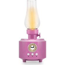 Hadron C210 Pembe Bluetooth Nostalji Gaz Lambası Speaker 100-100-200Mm