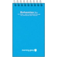 Morning Glory 2000 Çizgili Not Defteri 16,2x8,9 cm Mavi 12001-87822