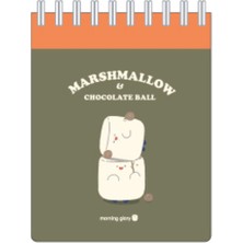 Morning Glory 2000 Çizgili Not Defteri 11,8x9,2 cm Yeşil 12010-88939