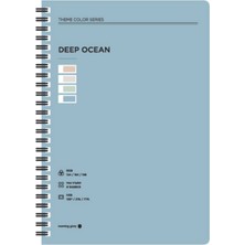 Morning Glory 4000 Çizgili Not Defteri 21.8X15 cm Mavi 11210-87330