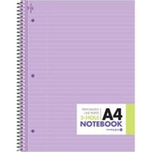 Morning Glory 5000 A4 Çizgili Defter Mor 11111-84605