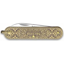 MiraLive Sürbısa 61803 Pirinç Işlemeli Sürmene Çakısı 5,5 cm - Tek Bıçaklı