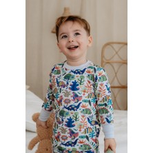 Oh la la Koala For Little Ones Dinozor Desenli Pijama Üst