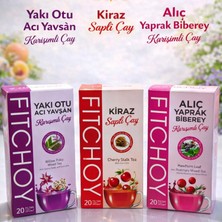 Çare Burada Şişkinlik Hafifletici Çay Seti (Kiraz Sapı Çayı 45'li & Alıç - Biberiye Çayı 45'li & Acı Yavşan - Yakı Otu Çayı 45'li)