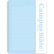 Morning Glory 1200 Çizgili Defter 21,5X15 cm Açık Mavi 10250-89013