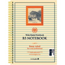 Morning Glory 2500 Çizgili Not Defteri 26X18,8 cm Turuncu 11111-80566