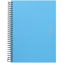 Morning Glory 6000 Prima Çizgili Defter 26,2X19 cm Mavi 11136-88902