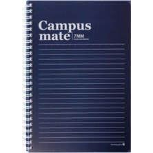 Morning Glory 3000 Çizgili Not Defteri 21,8X15 cm Lacivert 11210-20132