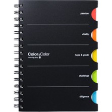 Morning Glory 6000 Planlayıcı Defter 21X15 cm Siyah 11136-88727