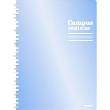 Morning Glory 4500 Çizgili Not Defteri 26X19 cm Metalik Mavi 11210-89188