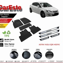 CarEste Opel Astra J Hb 2010-2015 4d Havuzlu Paspas Seti + Astra Yazılı Kapı Eşiği Hediye