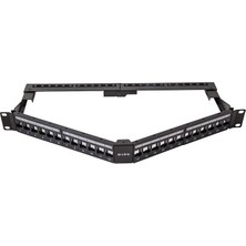 S-Link Sl-P625 24 Lü Kolay Kullanımlı, Utp Boş V Şeklinde Patch Panel