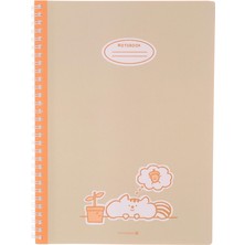 Morning Glory 4000 Çizgili Defter 26X19 cm Turuncu 11111-89271