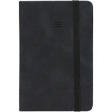 Morning Glory 10000 Ciltli Çizgili Not Defteri 14,5x9,2 cm Siyah 10400-20007