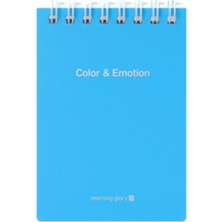 Morning Glory 1500 Çizgili Not Defteri 10,6x7,5 cm Mavi 12001-88920