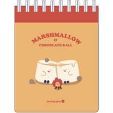 Morning Glory 2000 Çizgili Not Defteri 11,8x9,2 cm Sarı 12010-88939