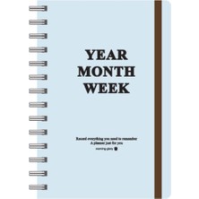 Morning Glory 5000 Planlayıcı Defter 12,4X18,5 cm Mavi 12340-88554