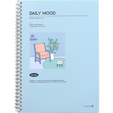 Morning Glory 4500 Çizgili Defter 26X19 cm Mavi 11131-88965