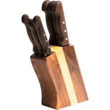 Pirge Sultan Venge Saplı Bloklu Bıçak Seti 6'lı- 35054-00