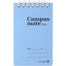 Morning Glory 1200 Campus Çizgili Not Defteri 11,3x7,1 cm Mavi 12001-87579