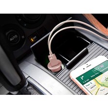 Sbs 5513 2 Mini Girişli USB Araç Şarj Cihazı, Pembe