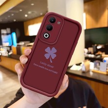 HONTINGA Oppo A5 Pro 5g ile Uyumlu Kılıfı Düşüme Önleyici Basitlik Anti Düşme Kamera Korumali Dört Yapraklı Yonca Desen Yumuşak Silikon Telefon Kılıfı Kadın ve Erkek Için Uygundur K2-7229