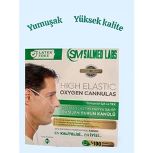 Salmed Labs Elastıc Silikonlu Nasal Oksijen Kanülü 7 mt (Yüksek Kalite)