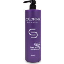 Colorinn Stardust Mor Şampuan 1000 ml Dengeleyici Etki ve Parfümsüz Özellikli Boyalı Saçlar İçin