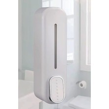 Duvara Monte 350ML Beyaz Sabunluk Sıvı Banyo El Duş Jeli Şampuan Dağıtıcısı 1450