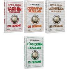 Anla Kazan Yayınları Cba Yayınları 2026 Kpss Tarih + Coğrafya + Vatandaşlık + Türkçe Pusulası 85 Deneme 4 Lü Set Cba Yayınları