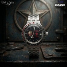 Vostok Amphibia Mekanik Otomatik Erkek Kol Saati Siyah Kadran
