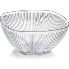 Barok Kare Salata Kasesi Orta Şeffaf