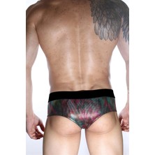 Hafif Giyim Erkek Çok Renkli Fantezi Seksi Parlak Desenli Boxer HF012155