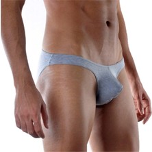 Hafif Giyim Erkek Gri Renkli Fantezi Seksi Slip HF05835
