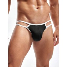 Hafif Giyim Erkek Siyah Fantezi Seksi Biyeli Slip HF030132