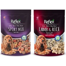 Reflex Semi-Moist Köpek Ödülü 150 gr Kuzulu Pirinçli ve Sport Mix İçerikli Lezzetli Ödül