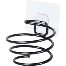 Teknocan Marketing Promosyonca Fönlük Metal Siyah Yapışkanlı, Saç Kurutma Makinesi Askısı