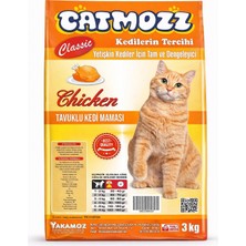 Catmozz Classic Tavuklu Yetişkin Kedi Maması 3 kg
