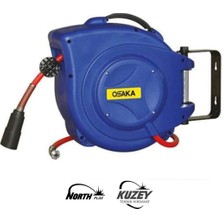 Osaka Opt Mh 100 Makaralı Hava Hortumu 12 mt 8*12 mm