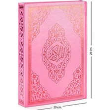 Teknocan Marketing Kuranı Kerim Bilgisayar Hatlı Pembe Renkli Rahle Boy