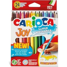 Teknocan Marketing Joy Süper Yıkanabilir Keçeli Boya Kalemi 24'lü