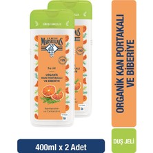 Le Petit Marseillais Duş Jeli Kan Portakalı ve Biberiye 400 ml x 2 Nemlendirici Etkili