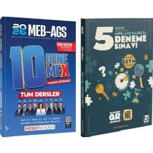 Anla Kazan Yayınları Yeni Ags Sistemi - Indeks + Bigelio 2026 Meb-Ags Tüm Dersler 10 + 15 Deneme 2 Li Set Indeks Akademi + Bigelio Yayıncılık