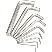 Teknocan Marketing Alyan Seti Mini Alyan Anahtarı Takımı 9 Parça Set Çelik Anahtar 9’lu